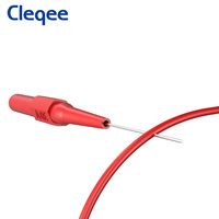 Kit de sondes arrière Cleqee P1920B, fils de test, fiche banane 4 mm vers pinces crocodiles, sonde de perforation pour multimètre, outils automobiles