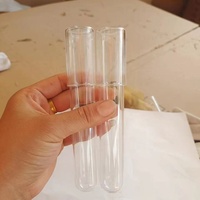 Tube de présentation classique en verre haut de gamme fait main 150 ml pour échantillons de thé et de café, rangement pour la maison et la cuisine, présentoir pour bar et salon de thé