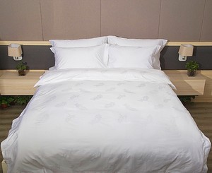 Fabricante 2019 Venta caliente 100% algodón <span class=keywords><strong>juego</strong></span> de <span class=keywords><strong>funda</strong></span> nórdica Hotel de cama de Hotel de lujo - Product Image 6