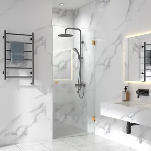 シャワーキャビンガラスフレームアルミバスルームデザイン高級小正方形