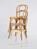 Chaise de salle à manger Thonet en bois empilable pour l'extérieur, idéale pour les villas et les parcs, design moderne, durable, pour restaurant, mariage, banquet