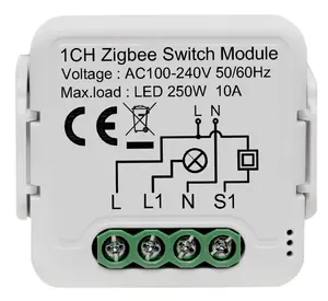 OURTOP Zigbee Switch 1Gang Control remoto Tuya Zigbee WiFi Smart Home Control Panel Switch