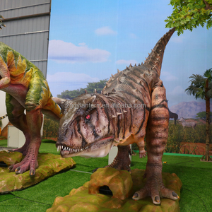 Jurassic Dino Công Viên Thiết Kế Chất Lượng Cao Kích Thước Thực Tùy Chỉnh Thực Tế Animatronic Carnotaurus Mô Hình - Product Image 5