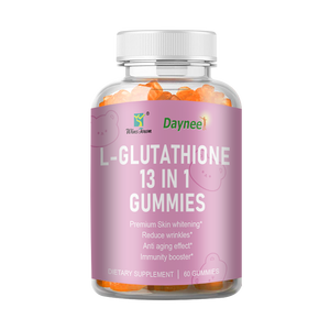 Gomitas de L-Glutatión 13 en 1, Suplementos Naturales para Aclarar la Piel, Antioxidantes Masticables, Multibeneficios para la Salud de la Piel, Brillo Radiante - Product Image 1