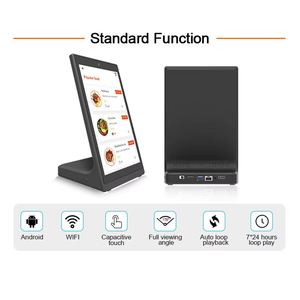 15.6 inch IP65 nhựa kỹ thuật số biển màn hình cảm ứng L hình dạng máy tính bảng quảng cáo trong nhà trang điện tử/Chỉ dẫn cửa sổ ngân hàng - Product Image 2