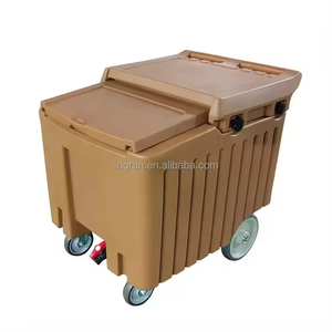 Chariot à glace sur roues pour événements extérieurs et utilisation en restauration - Product Image 2