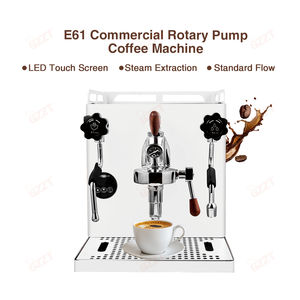 Machine à expresso semi-automatique commerciale 9 bars pompe rotative E61 tête de brassage Machine à café 3000w cafetière à Double chaudière - Product Image 3