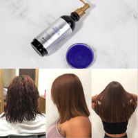 Crème lissante pour cheveux à la kératine, traitement à la kératine, protéine capillaire argentée, collagène, pour cheveux blonds, vente en gros