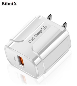 A Mazon Quick Charge QC3.0 Cargador USB Cargador de pared para teléfono móvil Adaptador de carga rápida para IPhone Android Huawei <span class=keywords><strong>Xiaomi</strong></span> <span class=keywords><strong>3s</strong></span> EU US - Product Image 1