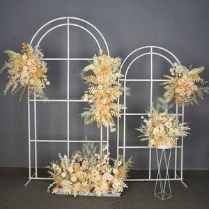 Bouquet suspendu de fleurs artificielles en soie chinoise, élégant, vintage, moderne et romantique, pour arche de mariage, fond de scène et allée - Product Image 5