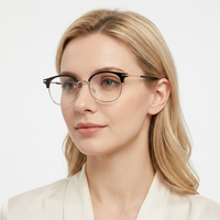 Lunettes anti-lumière bleue unisexe de haute qualité RTS 2026, monture intégrale en TR90 + métal avec verres AC, option logo personnalisé, vente en gros