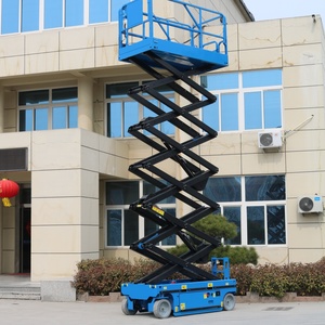 Hidrolik paletli mobil elektrikli makaslı açık hava asansörleri platformu tekerlekli sandalye asansör tırmanma elektrikli çeşitli arazilerde - Product Image 5