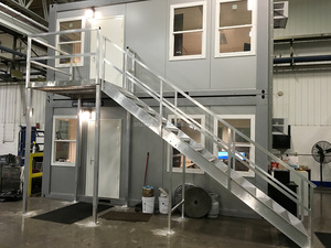 Degraus de Escada Externa de Aço Carbono para Edifícios Comerciais, Degraus Galvanizados para Exteriores - Product Image 6