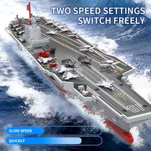 <span class=keywords><strong>Bateau</strong></span> télécommandé 2,4 GHz, navire de guerre de simulation RC, porte-avions miniature, <span class=keywords><strong>bateau</strong></span> électrique jouet avec fonction canon à eau - Product Image 6