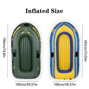 Kayak Inflable de PVC para Dos Personas, Resistente al Desgaste, Tipo Hovercraft, para Pesca y Remo - Product Image 2