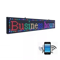 Pantalla LED P10 para Exteriores a Todo Color, Impermeable IP65, Programable por WiFi, Letrero LED con Mensajes Desplazables para Tiendas