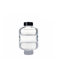 Encrier en verre carré transparent vide de 30ml 15ml 50ml stylo plume bouteille d'encre en verre avec bouchon vente en gros