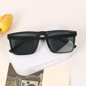 Unisex Aviator Sunglasses UV390 Polarized Plastic <b>Frame</b> Acrylic Lens <b>Grey</b> Color Driving Glasses - Product Image 2