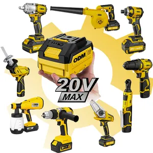 20V max Lithium-Ionen-Bohrer bürstenloser kabelloser Kompakt bohrer Schlags ch rauber ab Werk und Impact Driver Combo Kit