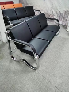 Sofá de espera para salón de belleza, sillón largo, sofá multiplaza, precio mayorista de fábrica LE - Product Image 6
