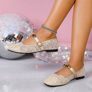 Scarpe da Ballerina, Scarpe Casual da Donna, Scarpe di Design Personalizzate, Scarpe da Donna in Pelle, Scarpe Eleganti Formali, Scarpe da Ragazza per il Campus - Product Image 3