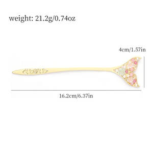 मत्सटेल हेयरपिन महिलाओं के बाल सामान प्राचीन हीरे के सामान प्राचीन हीरे की indinndony बालों के बहेड्स - Product Image 6