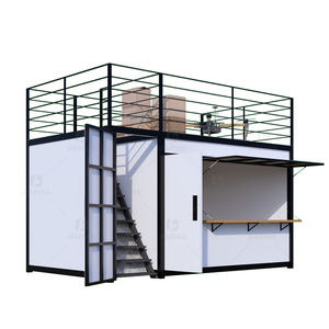 Maisons préfabriquées en capsules, style moderne, luxueuses, en acier, extensibles, système intelligent, café, station de drones - Product Image 2