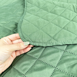 Custom Queen Quilted <strong>Bed</strong> <strong>Spread</strong> Cover Set Ultrasonic Polyester Filled Shams for Bedroom - Product Image 3