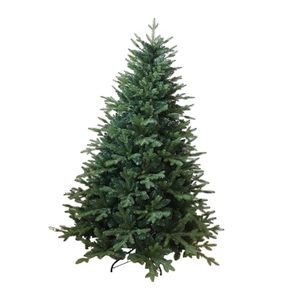 Luxury High Quality PE+PVC Eco-Friendly 210cm/7ft Hinged Artificial Christmas <b>Tree</b> <b>LED</b> <b>Lights</b> Warm White CE Certified - Product Image 2