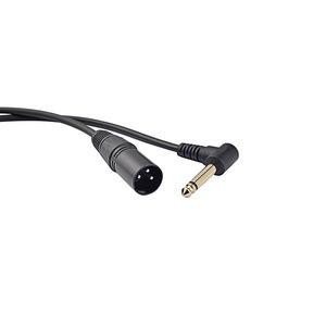 Adaptateur de câble <span class=keywords><strong>mono</strong></span> TS 6,35 mm à <span class=keywords><strong>XLR</strong></span> asymétrique à angle de 90 degrés pour microphone, guitare, amplificateur, mélangeur, 30 cm - Product Image 4