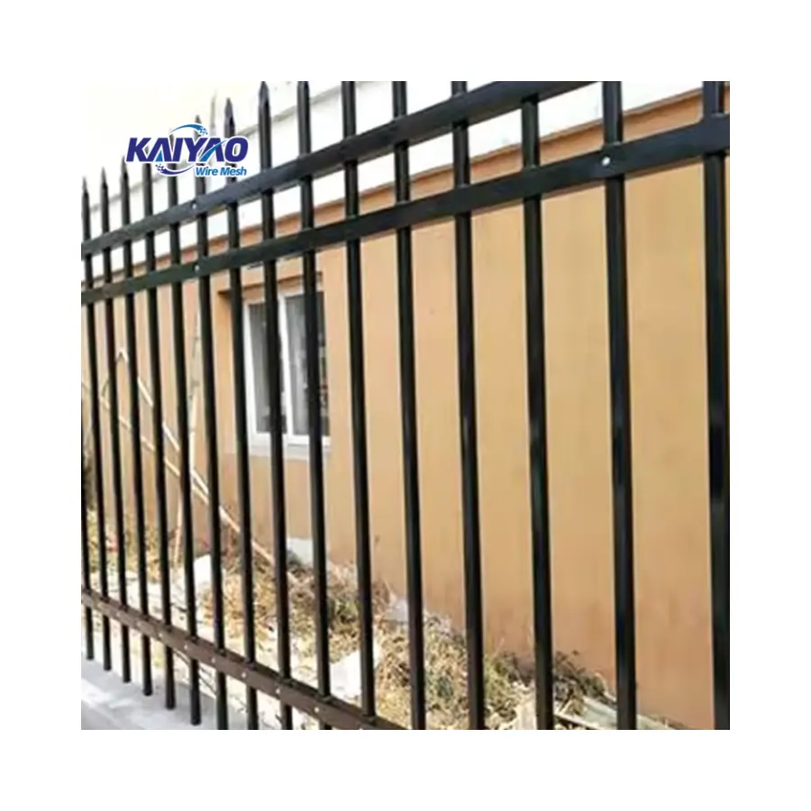 New Design Galvanized Metal Wrought Iron Fence and Galvanized Steel Guardrail