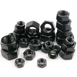 Écrous hexagonaux en acier au carbone haute résistance M12 de l'usine Bibo Yaente |   Écrous hexagonaux galvanisés épaissis |   Écrous de fixation robustes - Product Image 4