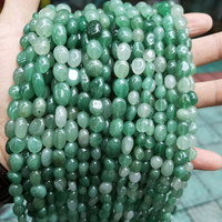 JD GEMS Cuentas Sueltas de 6*8mm y 8*10mm de Forma Irregular y Lisas de Cristal de Sodalita Azul Natural y Piedras de Ágata para la Fabricación de Joyería