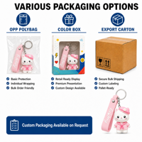 Llavero 3D Colorido Personalizado OEM/ODM, Forma Personalizada, Goma Suave Ecológica, Regalo Promocional para Niños, para Bolsas y Mochilas