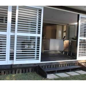 Persiennes <span class=keywords><strong>d</strong></span>'<span class=keywords><strong>air</strong></span> en aluminium avec système de drainage pour la ventilation et la protection des murs - Product Image 6