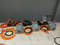 Moteur électrique 320V 15kW 30kW 120Nm 11000 tr/min refroidi par eau, kit de conversion pour voiture électrique haute vitesse, synchrone, pour voiture de tourisme et minibus