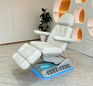 Table de massage électrique à 4 moteurs, chaise médicale esthétique, lit de beauté pour spa, podologie, médecins - Product Image 4