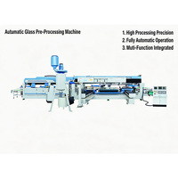 Machine de traitement du verre éco-responsable YINHE Factory 1,6-6 mm, unité de découpe, de brisage, de meulage et de perçage à économie d'énergie
