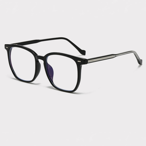 2026年ニューモデル ソリッドクリアTR90フレーム アイウェア 軽量 ブルーライトカット フルリム ユニセックス スクエア オプティカルフレーム メガネ - Product Image 1