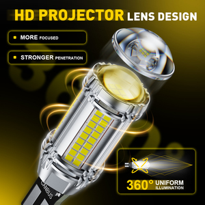 หลอดไฟ LED Auxito T15 912 หลอดไฟ LED 921 16W 520LM HID 6500K สีขาว 81 ชิ้น 1516 - Product Image 6