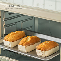 Four Boulangerie Biodégradable Moule À Pain Moule À Pain Toast Boîte Toast Plateau Panier De Cuisson En Bois Moules De Cuisson En Bois