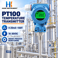 Transmitter Suhu Pt100 HART 16-36VDC IP65 Sensor RTD Cerdas untuk Otomatisasi Proses Kimia