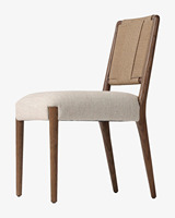 Chaise de salle à manger américaine Midcentury en bois massif écologique et durable style antique Wabi-sabi pour B & B restaurants cafés hôtels