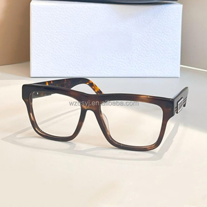 Gọng kính cận vuông không viền chất liệu acetate titan cao cấp, màu trắng, dành cho cả nam và nữ, có khả năng chống ánh sáng xanh, phủ lớp chống phản chiếu. - Product Image 4