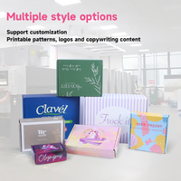 Muestra Gratuita, Caja de Envío y Embalaje Corrugada Cosmética con Forro de Esponja Impermeable Rosa con Logotipo Personalizado