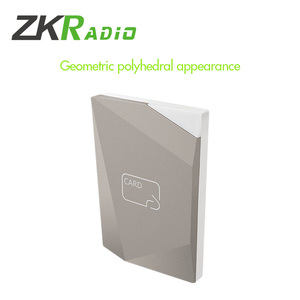 Carcasa de diseño geométrico 3D ID + lector de tarjetas IC Anti copia NFC lector de tarjetas compatible con interfaz WG + RS485 para sistema de Control de acceso - Product Image 5