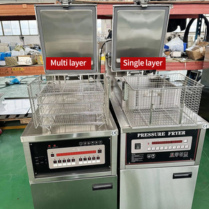 Tự Động Thương Mại Áp Suất Khí Nồi Chiên Pollo Nồi Chiên Freedora Một Presion Broaster Freedora Thức Ăn Nhanh Gà Nướng Máy - Product Image 4