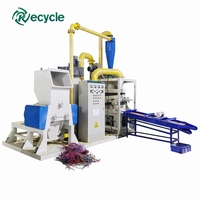 Séparateur automatique certifié de machine de granulatoire de fil de cuivre pour la capacité de recyclage de câble de chute