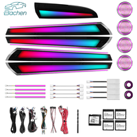 Kit d'accessoires d'éclairage LED dynamique pour l'intérieur de la voiture, éclairage ambiant 64 couleurs pour BMW X3/X4 F25 F26 RHD