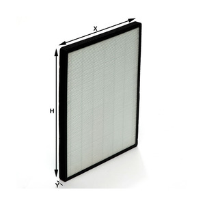 Mini pleat HEPA Bộ lọc không khí aktivkohlefilter cho hút thuốc và PET loại bỏ mùi máy lọc không khí thay thế - Product Image 3